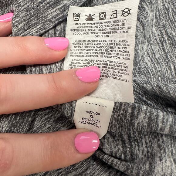 Nike Element Dri Fit Gray Mens XL 1/2 Zip Swoosh Thumbholes Sporty Running Top - Picture 8 of 10